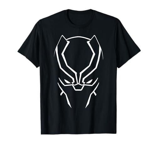 T-shirt Marvel Black Panther style comic vintage en coton noir pour homme