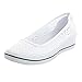 VBEDKDEB Ballerinas Damen Schwarz Weiss Slip on Spitze Ballerina Schuhe Frühling Sommer Bequem Stoff Barfuss Plateau Wedge Schuhe Weiches Keilabsatz Arbeit Freizeitschuhe (White, 40) Damen Sommer günstig Kaufen-VBEDKDEB Ballerinas Damen Schwarz Weiss Slip on Spitze Ballerina Schuhe Frühling Sommer Bequem Stoff Barfuss Plateau Wedge Schuhe Weiches Keilabsatz Arbeit Freizeitschuhe (White, 40)
