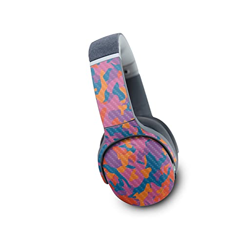 Image of MightySkins Carbon Fiber Skin Compatible with Skullcandy Crusher Evo Wireless - Pop Camouflage | Protective, Durable Textured Carbon Fiber Finish | Easy to Apply | Made in The USA