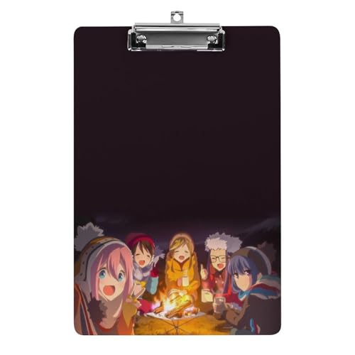 ゆるキャン△ バインダー A4 クリップボード クリップファイル 事務用品 入職プレゼント ファイル 多機能 ファイルボード 伝票ホルダー 書類整理 会議パッド オフィス用品