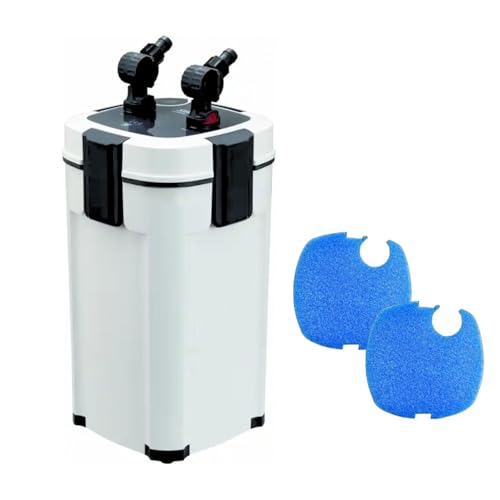 Image of Jainsons Pet Products AQ-901F External Canister Filter for Aquarium Fish Tank | Ultra-Quiet Adjustable Water Flow Filter | 10W 800L /H Aquarium Canister Filter