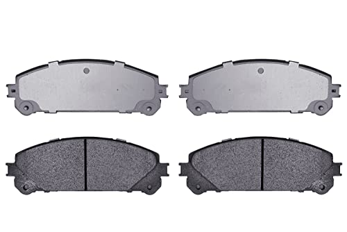 Image of Front Ceramic Brake Pads Set(D1324) Replacement for Lexus NX200t, NX300, NX300h, RX350, RX350L, RX450h, RX450HL; Toyota Avalon, Highlander, Camry, RAV4 Prime, Sienna