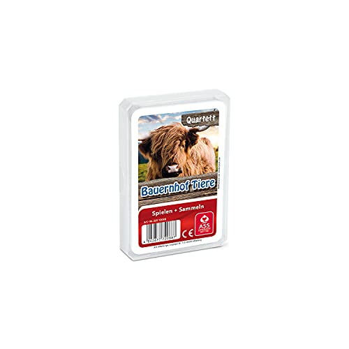 ASS Altenburger 22572088 22572088-Quartett-Bauernhoftiere, Kartenspiel, ab...