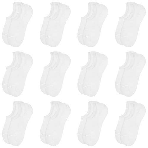 GRPSKCOS No Show Socks Men- 12 Pairs Invisible Socks with Anti