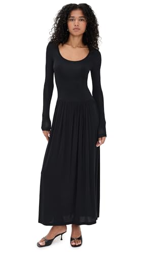 Ulla Johnson Women's Amal Jersey U-Neck Dress