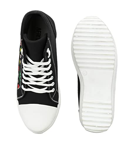 Image of AFROJACK Women's Color Printed Sneaker Boots Shoe - w5