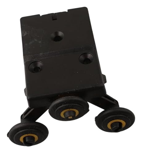 Kit de poulie for porte coulissante avec roulettes en nylon for placard, noyau à montage latéral for un fonctionnement fluide, installation facile sur portes en bois.(Upper wheel core)