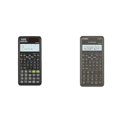 Image of Casio - FX-991ES Plus-2nd Edition Scientific Calculator & FX-100MS 2nd Gen Non-Programmable Scientific Calculator, 300 Functions and 2-line Display