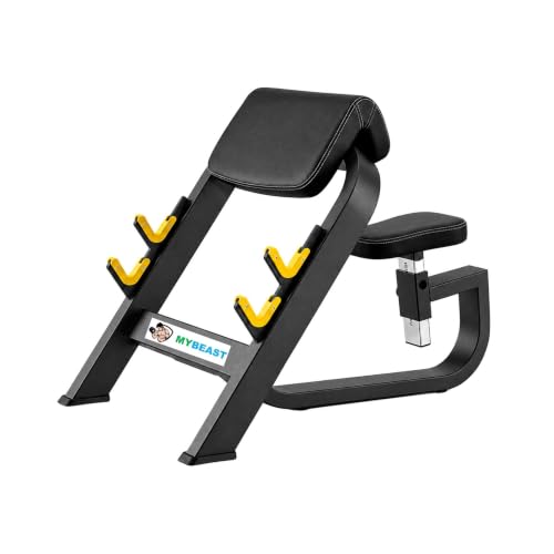 Image of Mybeast Preacher Curl Bench For Gym And Home Purpose For Heavy Duty Biceps Workout