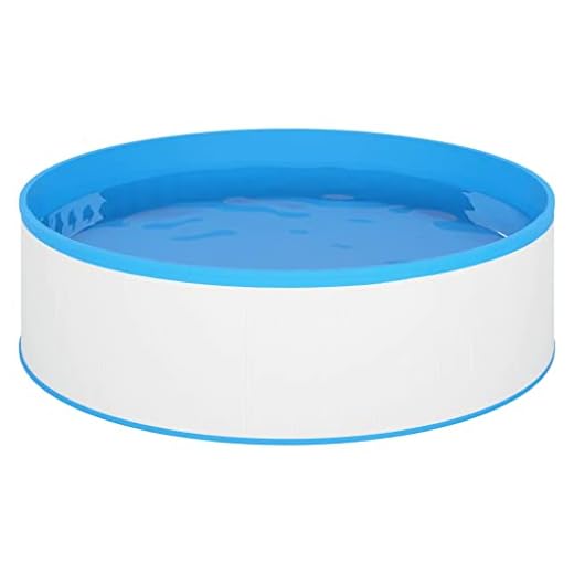 Vidaxl Piscina De Chapoteo Jardín Patio Terraza Sobre Suelo Familia Amigos Divertido Fiesta Verano Desmontable Estable Duradera Blanca 350X90 Cm