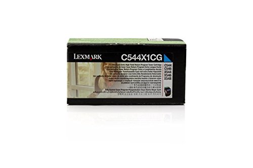 Cartouche Lexmark 0C544X1CG Cyan pour renouveler le toner de votre Lexmark X544N