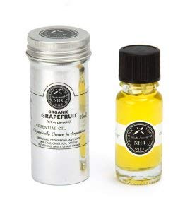 Organic Grapefruit Essential Oil (Citrus paradisi) /Aceite Esencial de Toronja Orgánica (Citrus paradisi) (10ml) by NHR Organic Oils