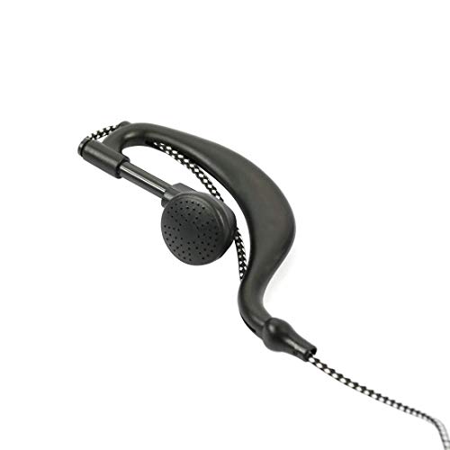 Image of Walkie Talkie Mic Headset with Cable and K Type Earphone for Compatible Devices (Pack of 4)