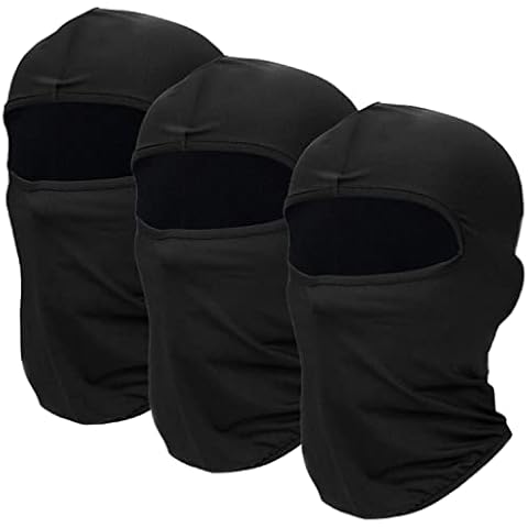 BYONGCHO 3 Pcs Balaclava Ski Face Mask UV Protector Motorcycle Warm Ski Balaclavas Outdoor Sports Cycling Hat Lightweight Scarf for Men/Women Cover
