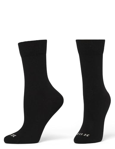 Image of HUE womens Crew Length Boot Socks, 2 Pair Pack
