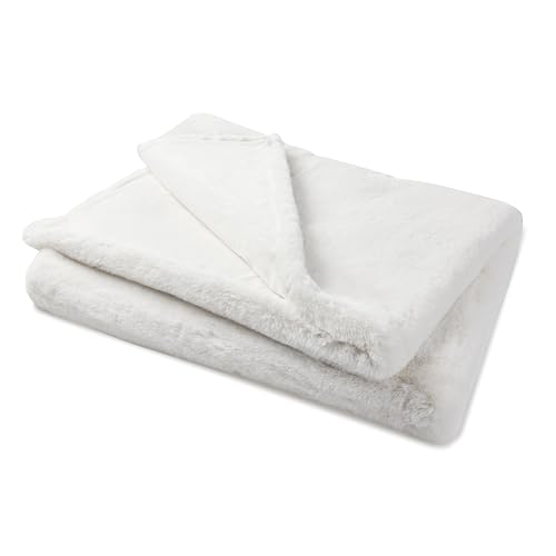 Nuzzie Snuggle Luxe Premium Soft Eco-Conscious Cozy Throw Blanket for Perfect Comfort - Vanilla (50'x60')