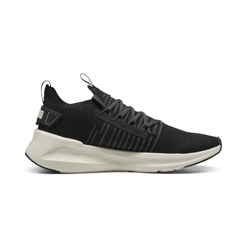Puma Softride Symmetry Fuzion Ls, Scarpe Per Jogging Su Strada Unisex-Adulto, Nero Grigio Scuro Vapore Grigio, 41 Eu - 5