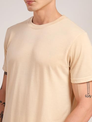 Image of Thomas Scott Men's | Relaxed Fit | Solid | 100% Polyester | Co-Ord Set With Short Sleeve T-Shirt & Trouser