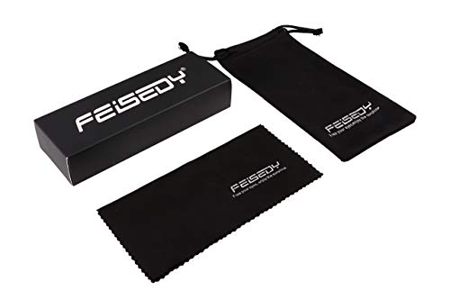 Feisedy Square Oversized Glasses Frame Eyewear Women B2475 #TOP6