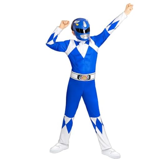 Funidelia Blue Power Ranger Mask for Kids