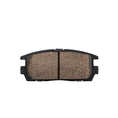 Image of Detroit Axle - Rear Brake Pads for Chevrolet Captiva Sport Equinox GMC Terrain Pontiac Torrent Saturn Vue XL-7, Ceramic Brake Pads w /Hardware Replacement