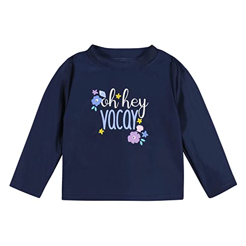 Gerber Baby and Toddler Girls Long Sleeve Swimsuit, Oh Hey Vacay, 6-9 Months - image 3