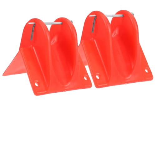 SEWOART Protect Rope Climbing Sleeve 2 Pack Red Wear-Resistant Ropedge Protectors for Outdoor Use