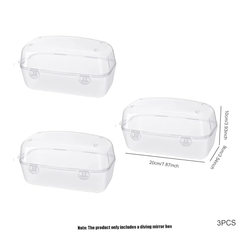 3Pcs Estuche para Máscara de Buceo Estuche Antipolvo para Máscara Caja para Snorkel Estuche para Gafas de Natación Regalo para Adultos y Niños miniatura 4