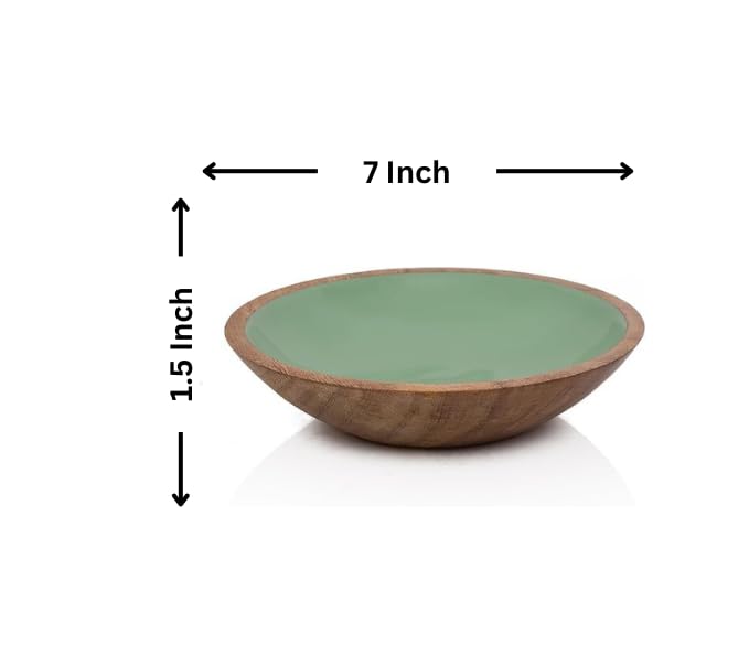 Handgefertigte Mangoholz-Schale – 15 Cm Durchmesser, Perfekt Für Snacks, Schlüssel Oder Deko, Nachhaltig & Einzigartig