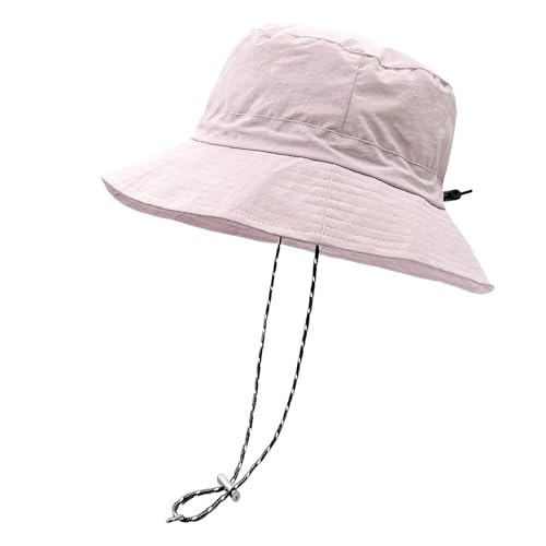 Image of woogwin Waterproof Bucket Rain Hat with Chin Strap Quick Dry Packable Boonie Sun Hat Safari Hat UV Protection