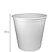SOLO 10T1-N0198, 165oz Double Wrapped Paper Bucket, Unwaxed, White, 100/Carton, Sold As 1 Carton