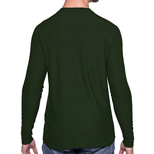 MERIWOOL Men's Base Layer Long Sleeve Henley - Lightweight Merino Wool Thermal2