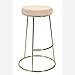 Netfurniture Ofter Lot de 2 tabourets de bar Rose