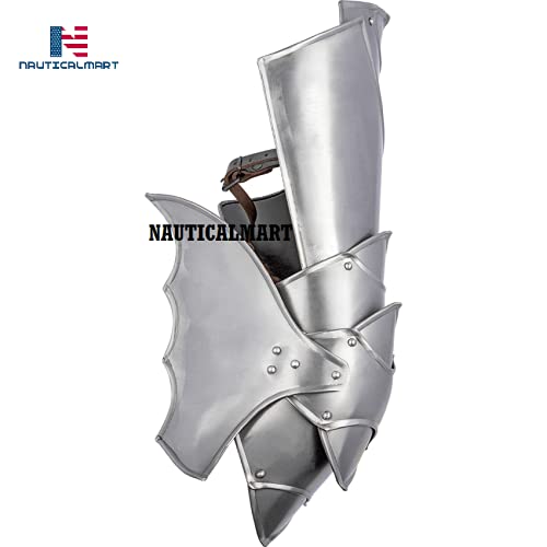 Nautical-Mart Rikomer Steel Leg Guards (Silver)