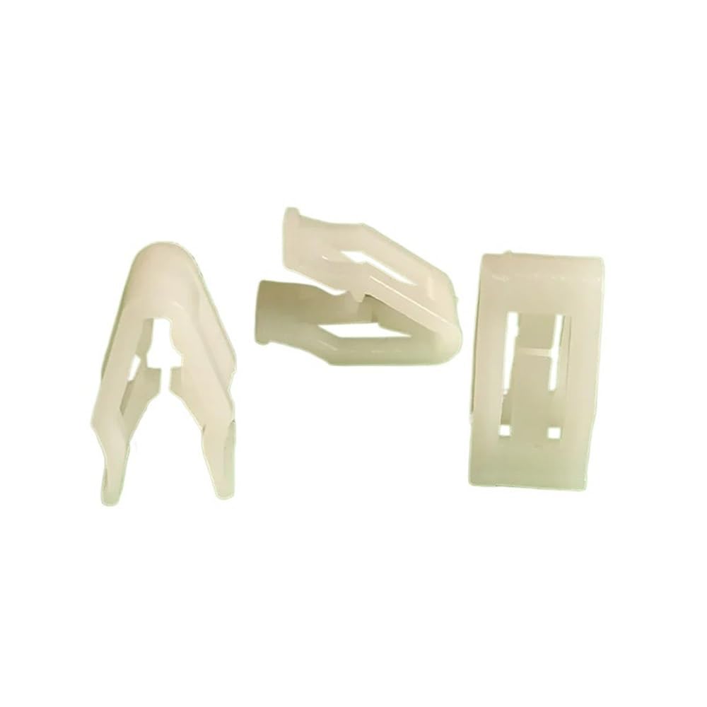 GLBMLMTHZP 20Pcs Plastic Auto Car Trim Instrument Panel Dashboard Fasteners White Clips Rivets Fastener