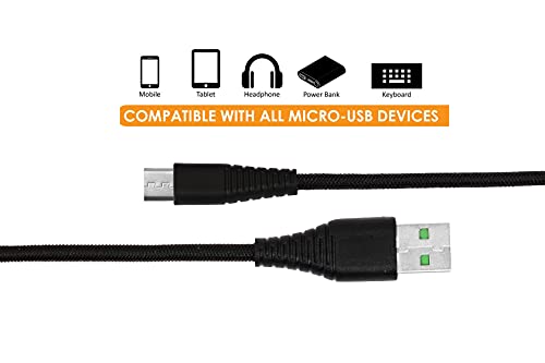Image of Naylon Braided Micro USB Fast charging Cable
