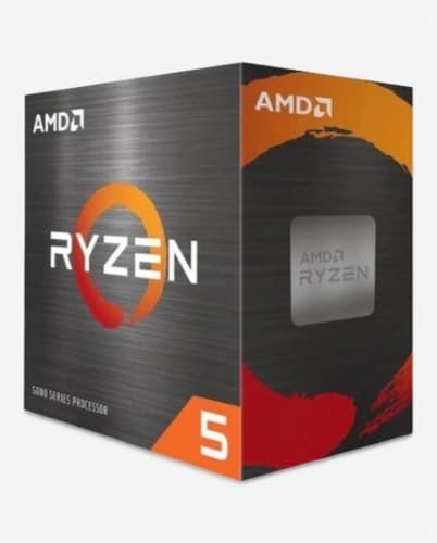 AMD Ryzen 5 5600X Processeur (6 Coeurs/12Threads, 65W TDP, Socket AM4, Cache 35Mo, jusqu'à 4.6 GHz Fréquence Boost, Ventilateur wraith Stealth)