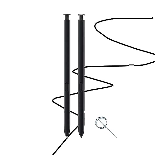 Image of 2 Pack S Pen S23 Ultra Stylus Replacement for Samsung Galaxy S23 Ultra S Pen, withoutBluetooth Function(Phantom Black) + Eject Pin EJ-PS918