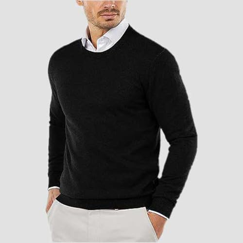 Chaqueta de punto slim fit negra tipo suéter manga larga otoño 2