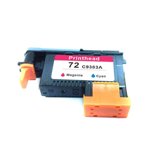 TWEJHX 72 Cabezal de impresión C9380A C9383A C9384A Compatible con Modelos de Impresora Designjet T610 T620 T770 T790 T795 T1100 T1120 T1200 T1300 T2300 para número de Pieza C9380A C9383A C9384A(1MC)