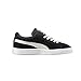 Puma Unisex Suede PS Casual Athletic Sneaker, Black/White, 1 M US Little Kid