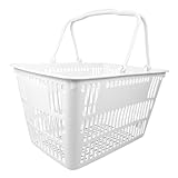 Photo Gallery clispeed cestino della spesa del supermercato cestino da bagno cestino piccoli cestini con manici cestini contenitore per oggetti vari cestino cavo plastica bianca Photo Gallery clispeed cestino della spesa del supermercato cestino da bagno cestino piccoli cestini con manici cestini contenitore per oggetti vari cestino cavo plastica bianca