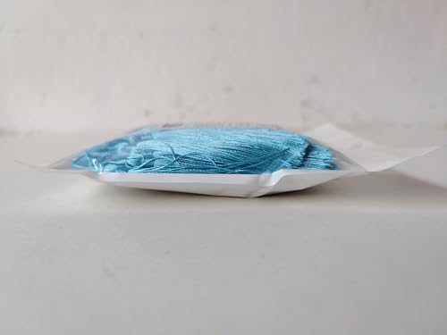 Image of 100pcs 13cm /5 Inch Silky Floss Bookmark Tassels with 2-Inch Cord Loop and Small Chinese Knot for Jewelry Making, Souvenir, Bookmarks, DIY Craft Accessory (Blue)