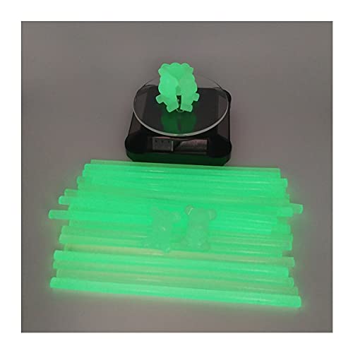 ZONSHJDKR Stick di Colla 30 Pezzi/Set di Stick Adesivi a Caldo Luminosi, Decorazione for Stanza Pistola Colla elettrica, da 7 mm*180 mm