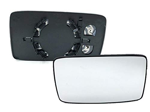 HZ-DESIGN kompatibel mit Spiegelglas Spiegel Außenspiegel Glas Rechts beheizbar für Golf 3 Vento Cordoba Ibiza