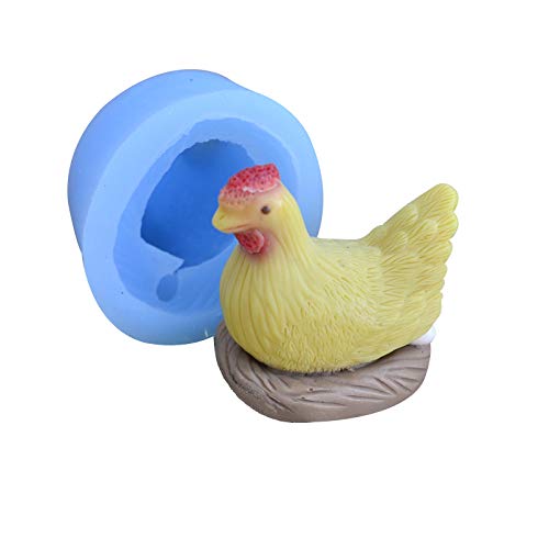 Chicken Soap Mold Craft Art Animal Silicone Mould DIY Handmade Chocolate Candy Soap Making Tools