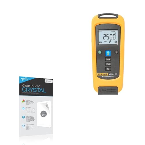 BoxWave Screen Protector Compatible with Fluke a3001 FC - ClearTouch Crystal (2-Pack), HD Film Skin - Shields from Scratches