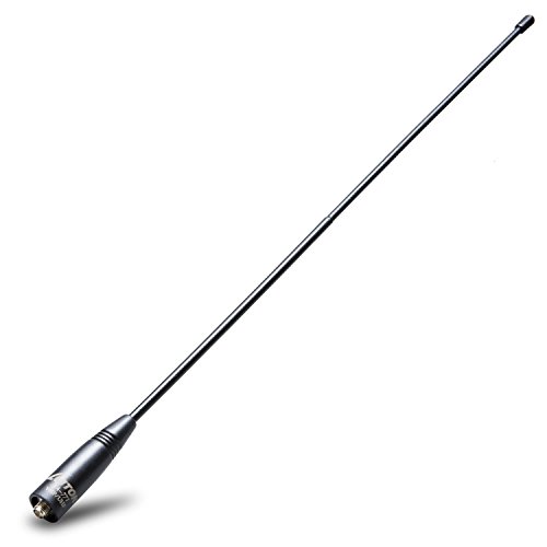 Walkie Talkie Antenna 15.6 Inch Whip Dual Band UV VHF UHF 144 430Mhz Outdoor Ham Radio Antenna SMA-F for UV-82 UV-B5 GT-3 BF-F8HP UV-5RA UV-5RE UV-5R by LUITON (1 Pack)