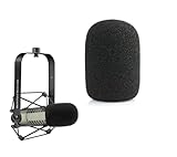 ZHHSUNY Re20 - Filtro pop para micrófono Electro-Voice RE20 / RE27/ RE320, WS-PL2W Reemplazo de parabrisas para EV RE-20 / RE-27 / RE-320 accesorios de cubierta de espuma de micrófono (1)