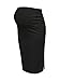 Floerns Women's 2 Pack Maternity Skirts Striped High Waisted Bodycon Midi Skirts Pregnancy Outfits Black Small